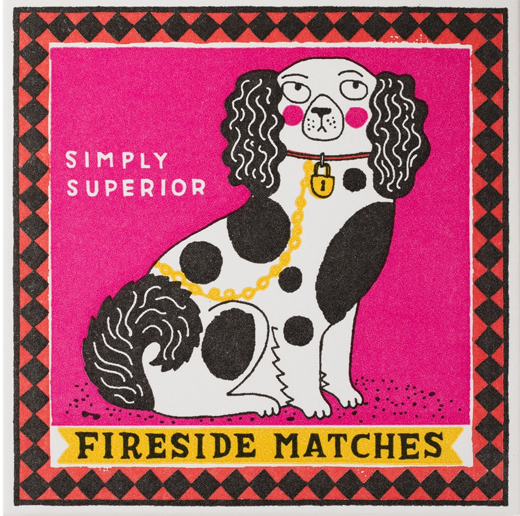 Staffordshire Figure Safety Matches