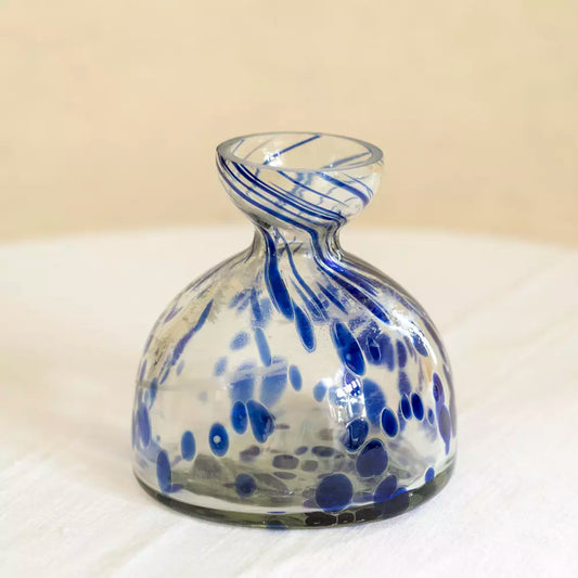 Ink Splat Stem Vase