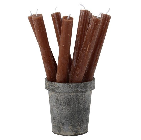 Rustic Dinner Candle - Multiple Colours