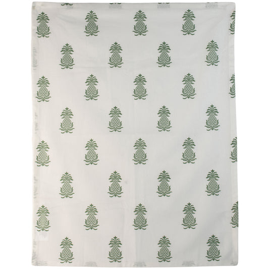 Green Pineapple Sconce Tea & Glass Cloth