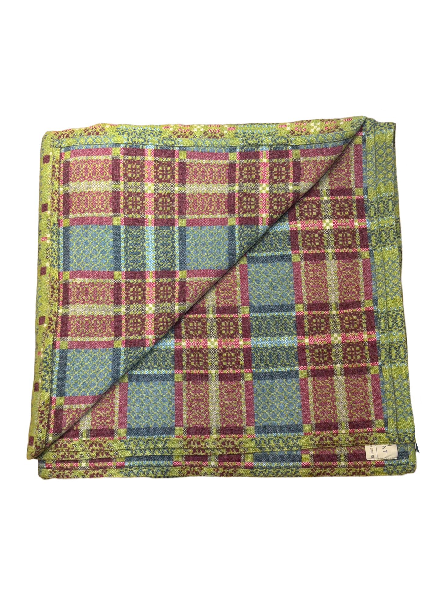 Knot Garden Green Bedspread