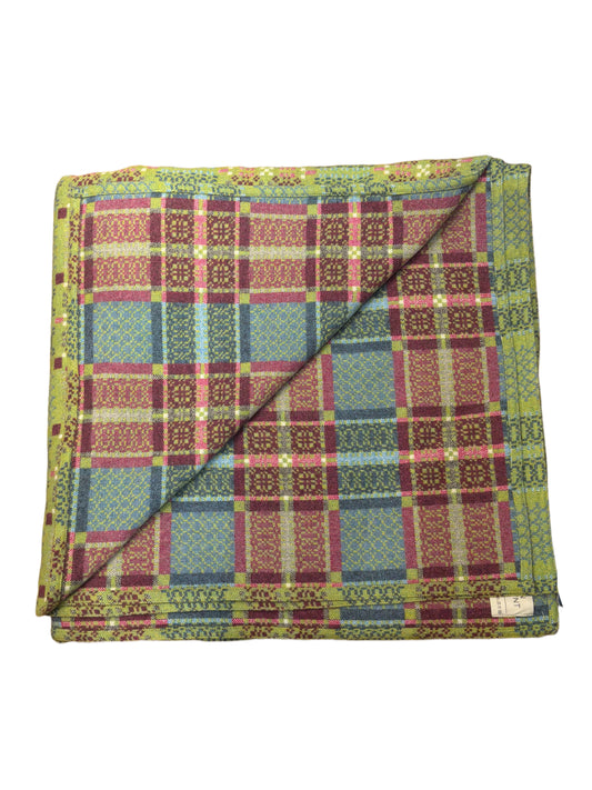 Knot Garden Green Bedspread