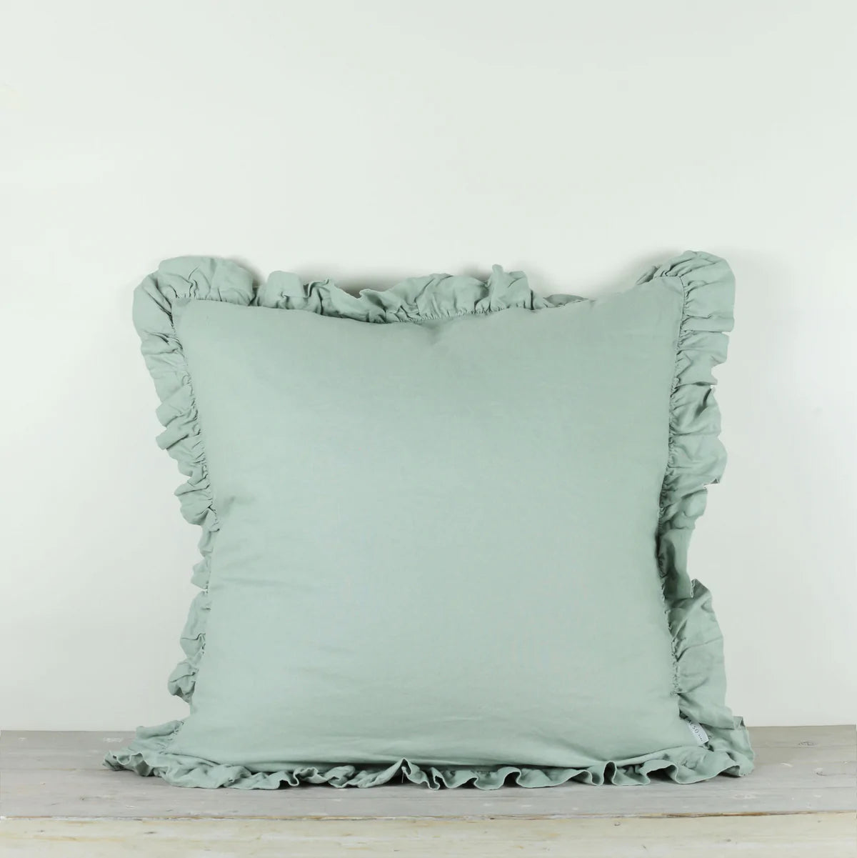 Linen Ruffle Cushion