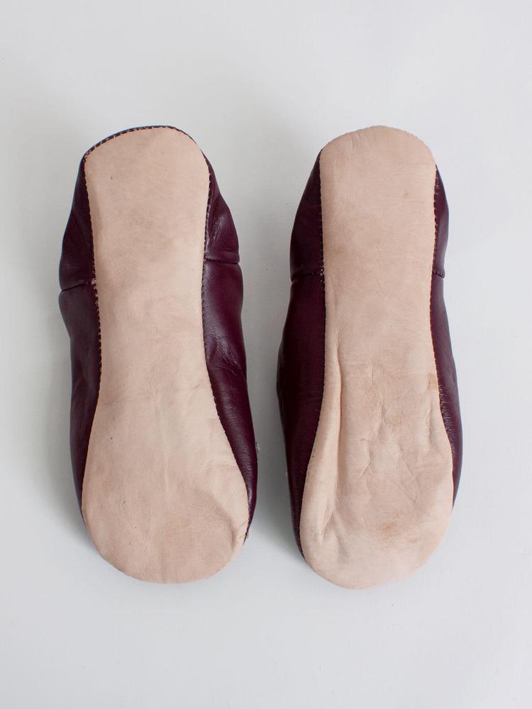 Morrocan Leather Babouche Slippers