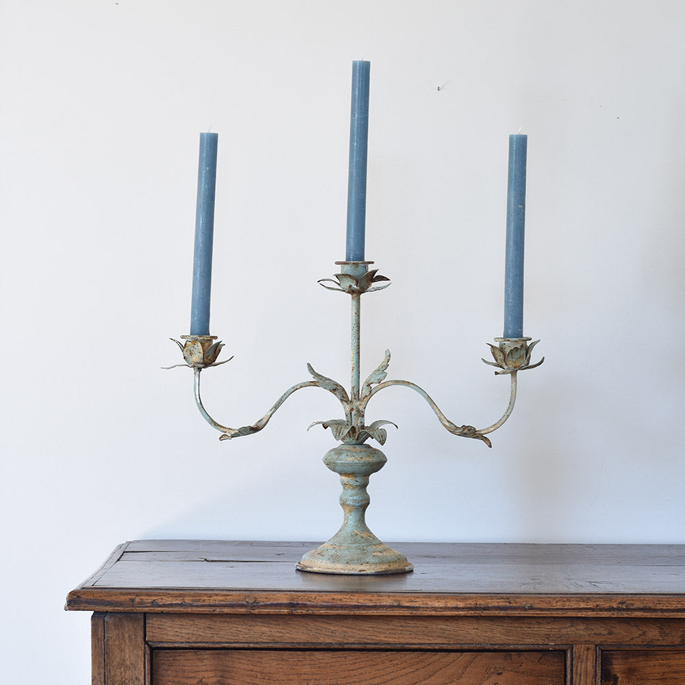 Petal Verdigris Candelabra
