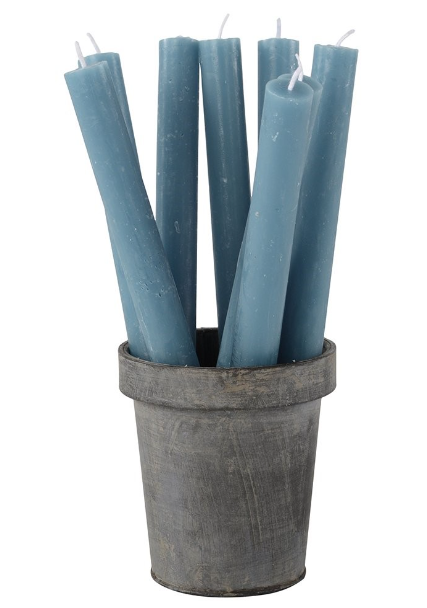 Rustic Dinner Candle - Multiple Colours
