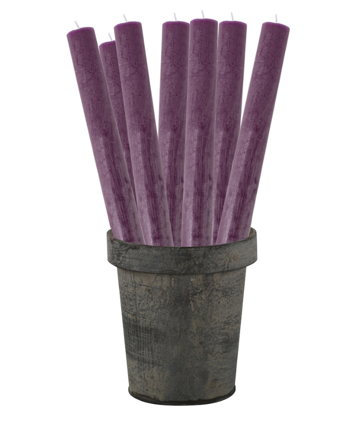 Rustic Dinner Candle - Multiple Colours