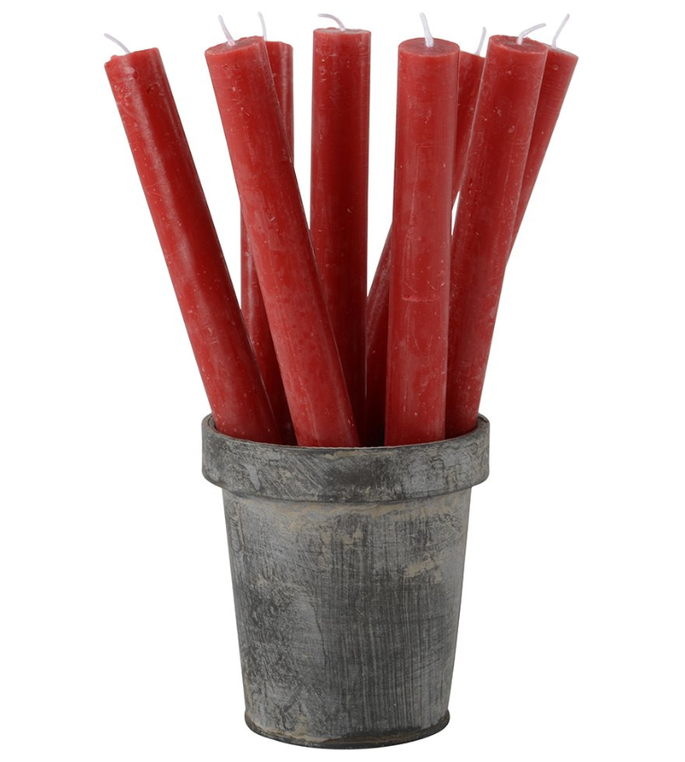 Rustic Dinner Candle - Multiple Colours