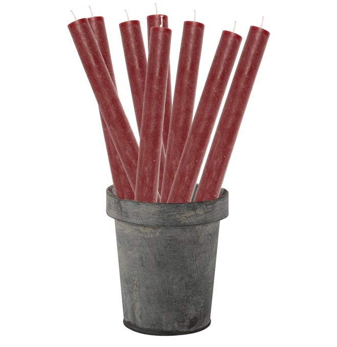 Rustic Dinner Candle - Multiple Colours
