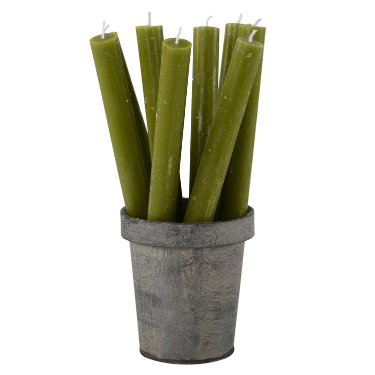 Rustic Dinner Candle - Multiple Colours