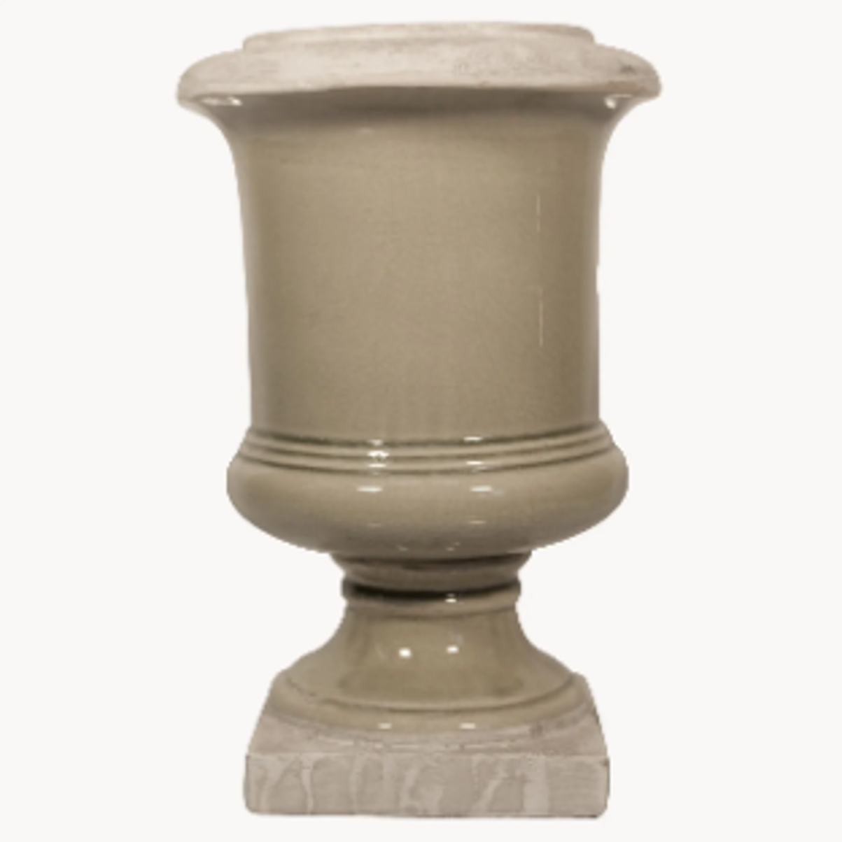 Sage Green Stone Planter