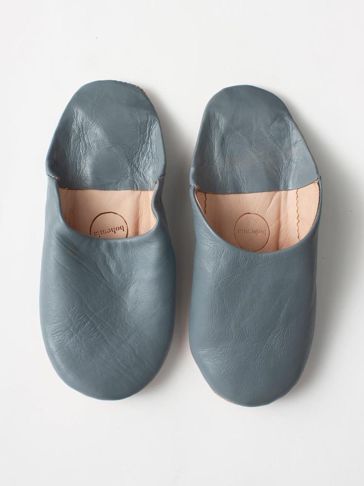 Morrocan Leather Babouche Slippers