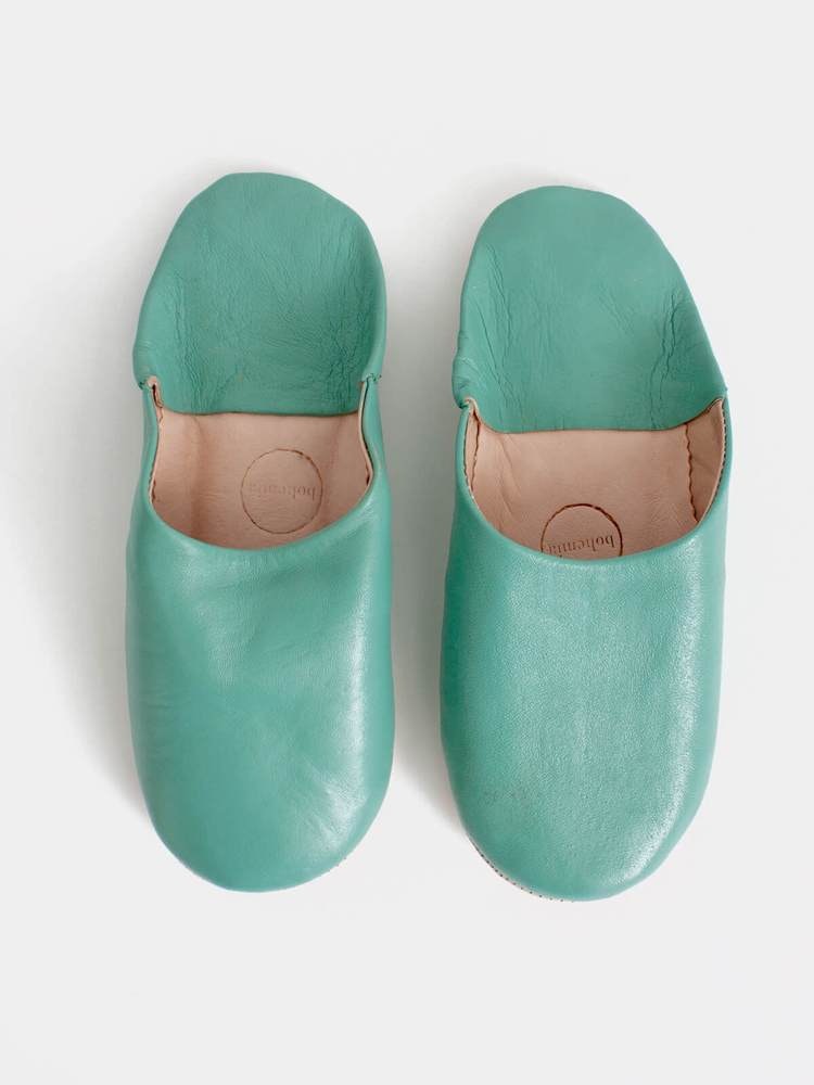 Morrocan Leather Babouche Slippers