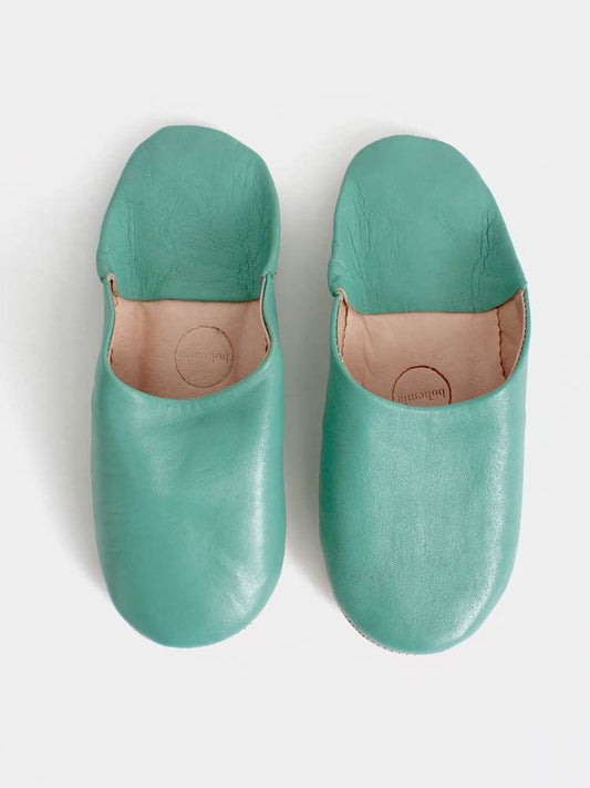 Morrocan Leather Babouche Slippers