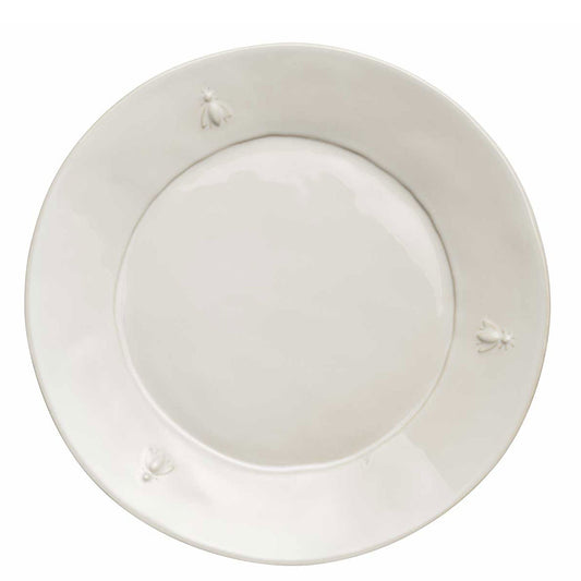 Bee Ceramic Dinner Plate in Cream