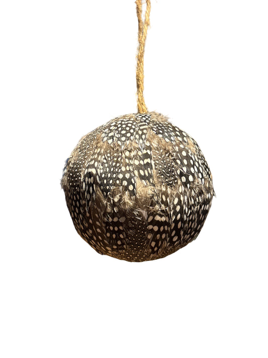 Black & White feather ball