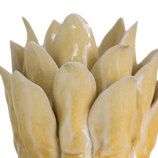 Artichoke Candleholder – Warm Yellow