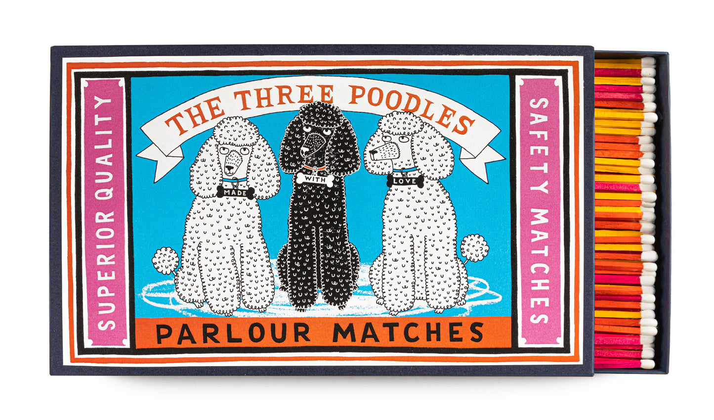 The Three Poodles - Giant Matchbox