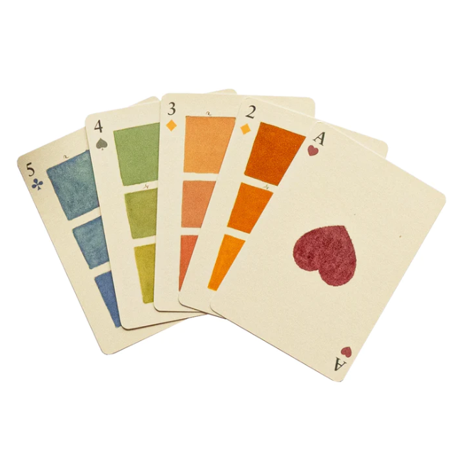 Watercolour Swatches - Set of 2 Decks of Playing Cards