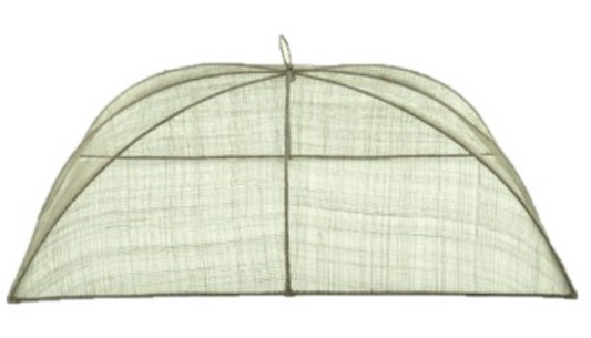 Fine Linen Mesh Food Rectangular Dome