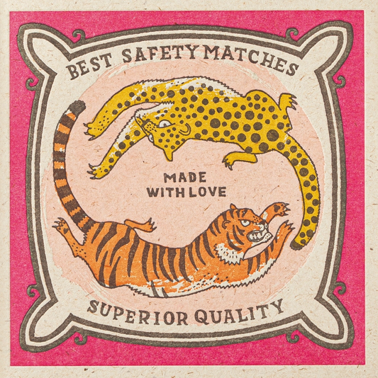 Chasing Big Cats Safety Matches