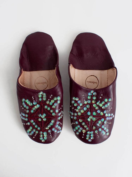 Morrocan Leather Babouche Slippers